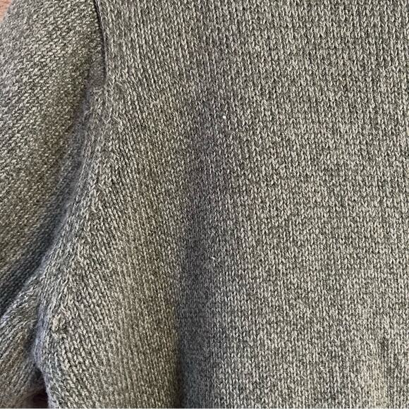 Oscar De La Renta Olive Green 1/4 Zip Sweater Size Medium - Picture 8 of 11